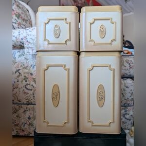 Vtg Ekco Cannisters